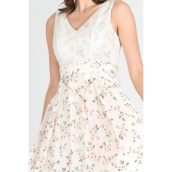 NWT Sleeveless Chiffon Floral Maxi Dress G… - Picture 4 of 8